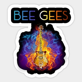 BEE GEES BAND XMAS Sticker